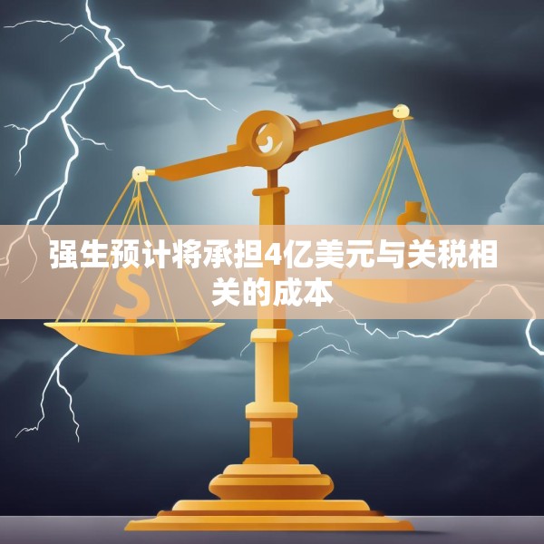 强生预计将承担4亿美元与关税相关的成本