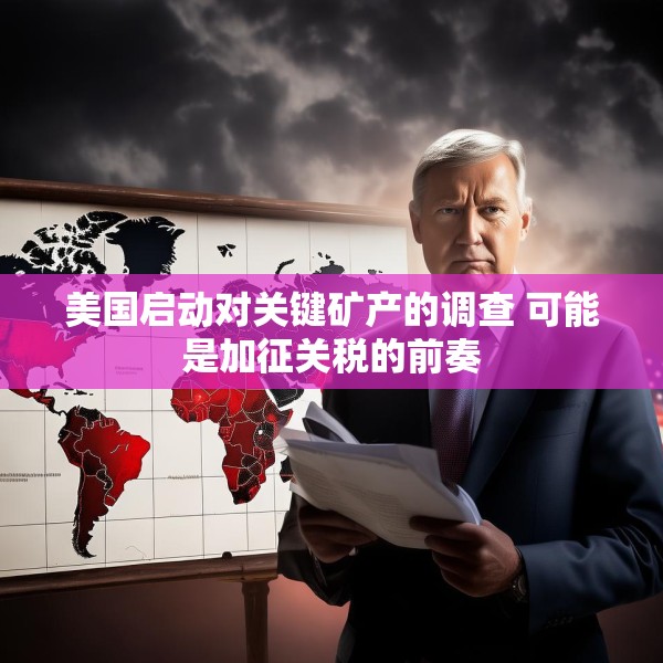 美国启动对关键矿产的调查 可能是加征关税的前奏