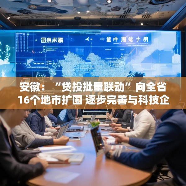安徽：“贷投批量联动”向全省16个地市扩围 逐步完善与科技企业全生命周期相适应的科技金融服务体系