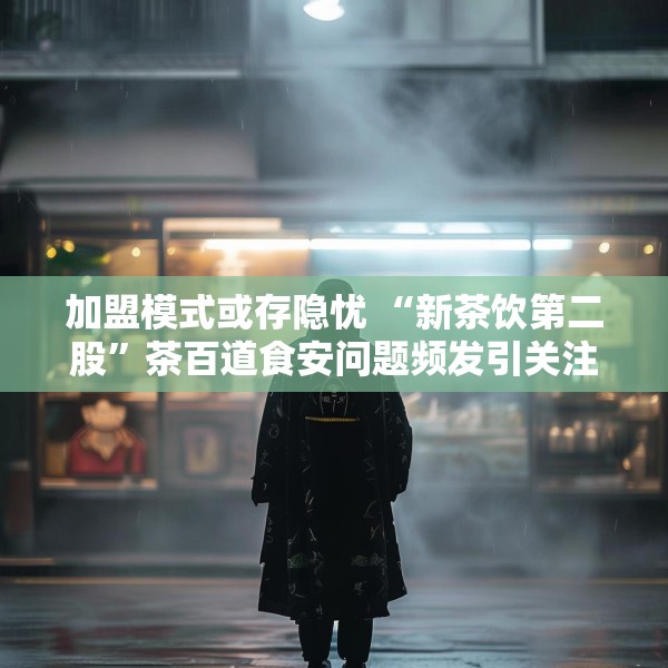 加盟模式或存隐忧 “新茶饮第二股”茶百道食安问题频发引关注