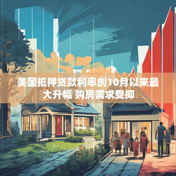 美国抵押贷款利率创10月以来最大升幅 购房需求受抑