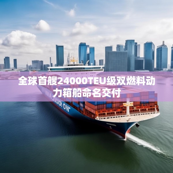 全球首艘24000TEU级双燃料动力箱船命名交付