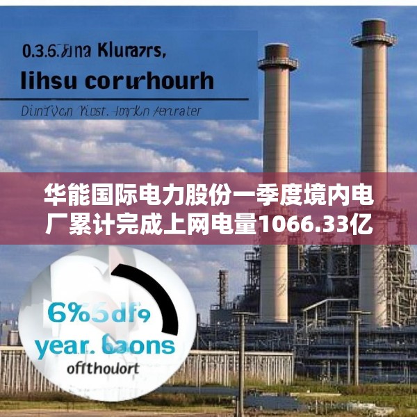 华能国际电力股份一季度境内电厂累计完成上网电量1066.33亿千瓦时 同比下降5.66%