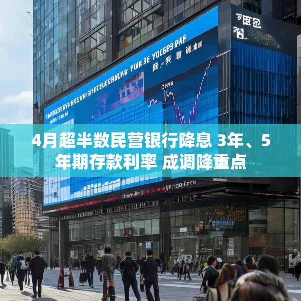 4月超半数民营银行降息 3年、5年期存款利率 成调降重点