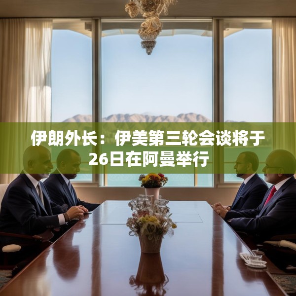 伊朗外长：伊美第三轮会谈将于26日在阿曼举行