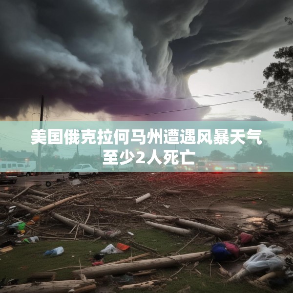 美国俄克拉何马州遭遇风暴天气 至少2人死亡