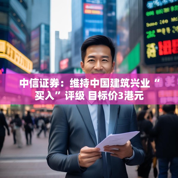 中信证券：维持中国建筑兴业“买入”评级 目标价3港元