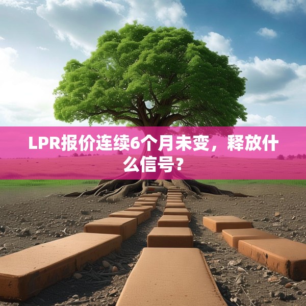 LPR报价连续6个月未变，释放什么信号？