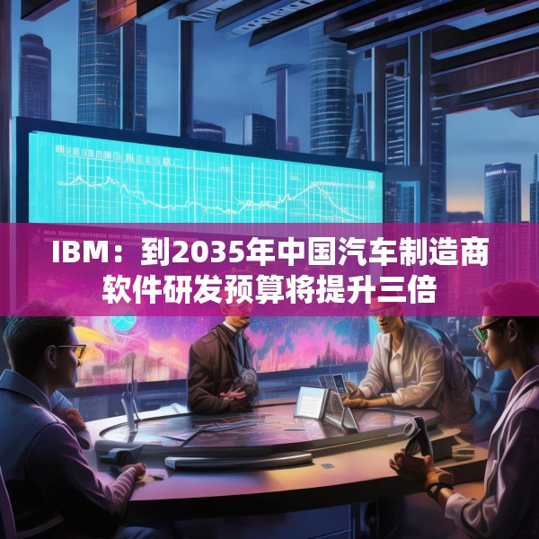 IBM：到2035年中国汽车制造商软件研发预算将提升三倍