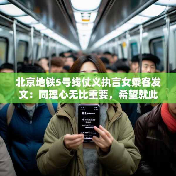 北京地铁5号线仗义执言女乘客发文：同理心无比重要，希望就此平息