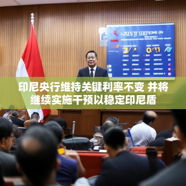 印尼央行维持关键利率不变 并将继续实施干预以稳定印尼盾