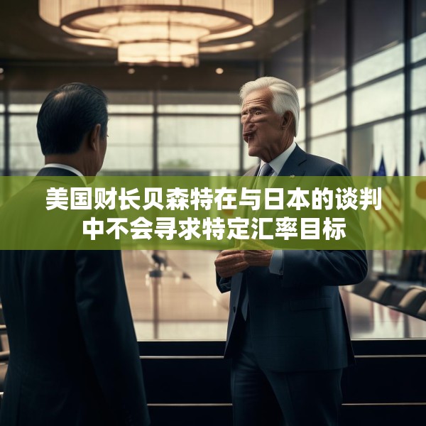 美国财长贝森特在与日本的谈判中不会寻求特定汇率目标