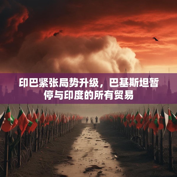 印巴紧张局势升级，巴基斯坦暂停与印度的所有贸易