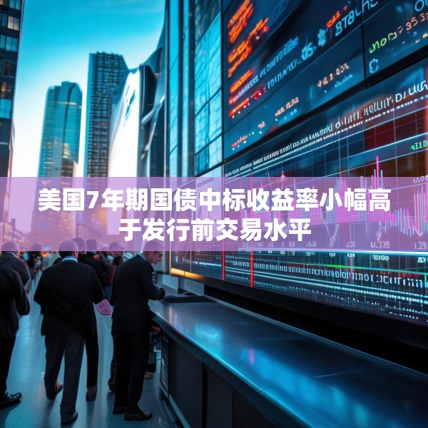 美国7年期国债中标收益率小幅高于发行前交易水平