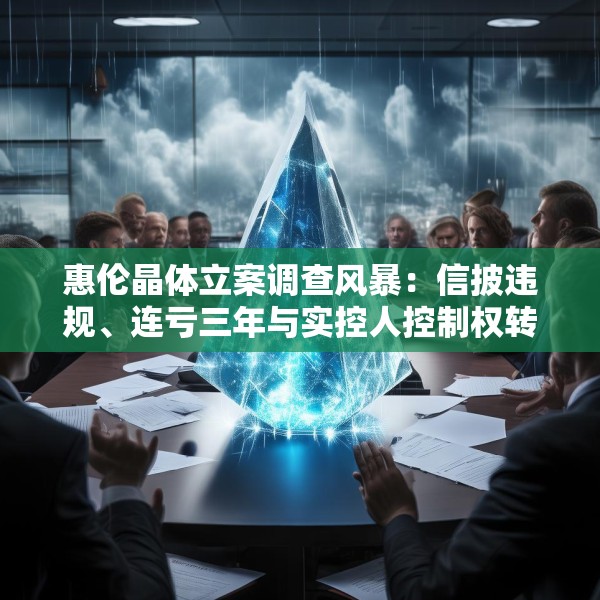惠伦晶体立案调查风暴：信披违规、连亏三年与实控人控制权转让悬疑