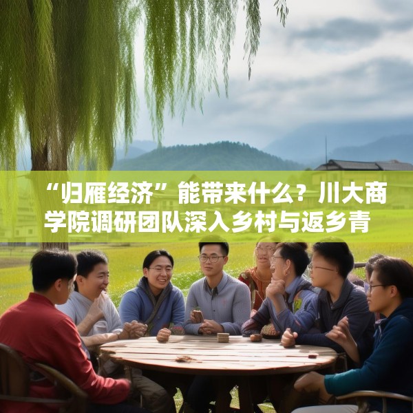 “归雁经济”能带来什么？川大商学院调研团队深入乡村与返乡青年人才交流