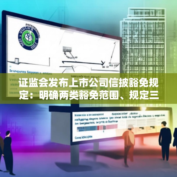 证监会发布上市公司信披豁免规定：明确两类豁免范围、规定三种豁免方式