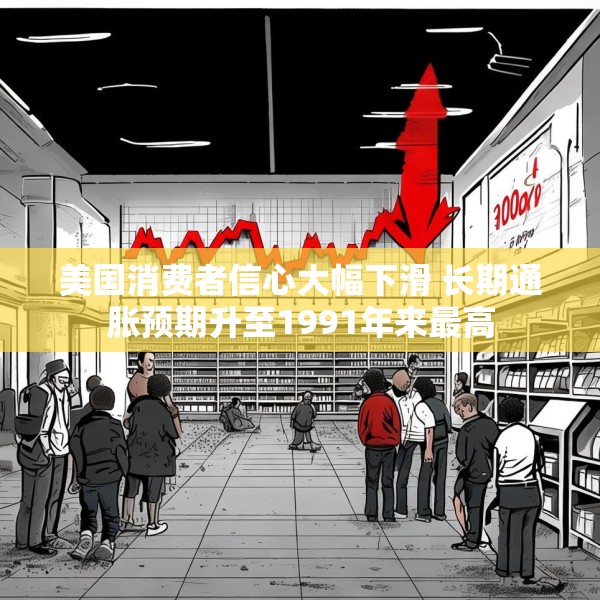 美国消费者信心大幅下滑 长期通胀预期升至1991年来最高