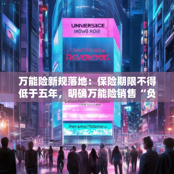 万能险新规落地：保险期限不得低于五年，明确万能险销售“负面清单”