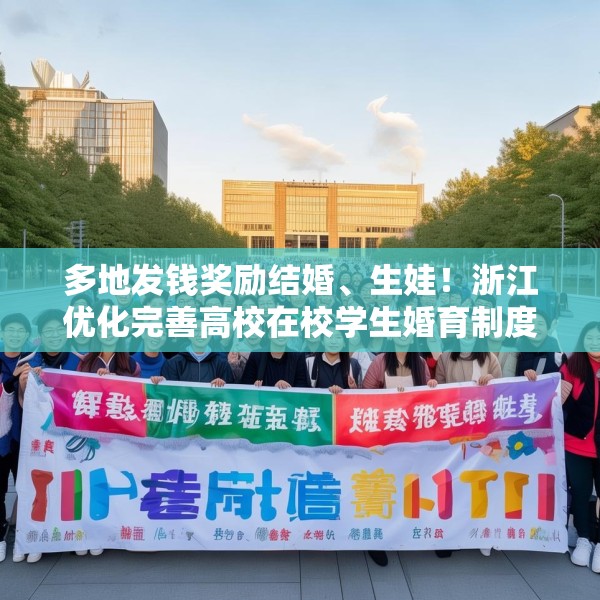 多地发钱奖励结婚、生娃！浙江优化完善高校在校学生婚育制度