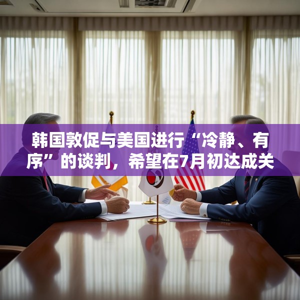 韩国敦促与美国进行“冷静、有序”的谈判，希望在7月初达成关税协议