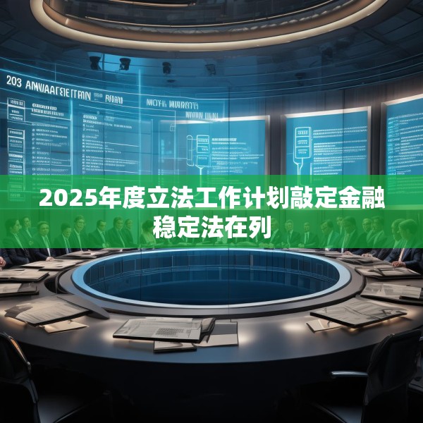 2025年度立法工作计划敲定金融稳定法在列