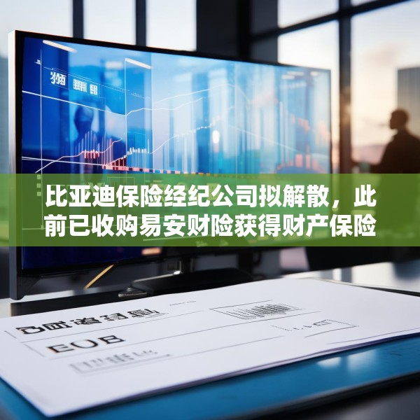 比亚迪保险经纪公司拟解散，此前已收购易安财险获得财产保险牌照