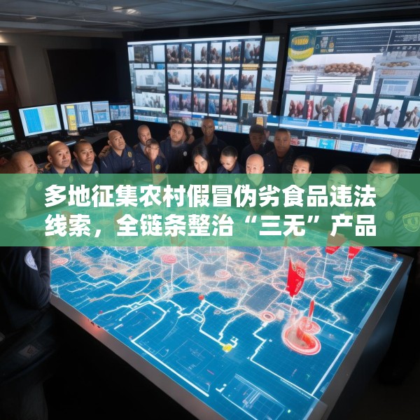多地征集农村假冒伪劣食品违法线索，全链条整治“三无”产品