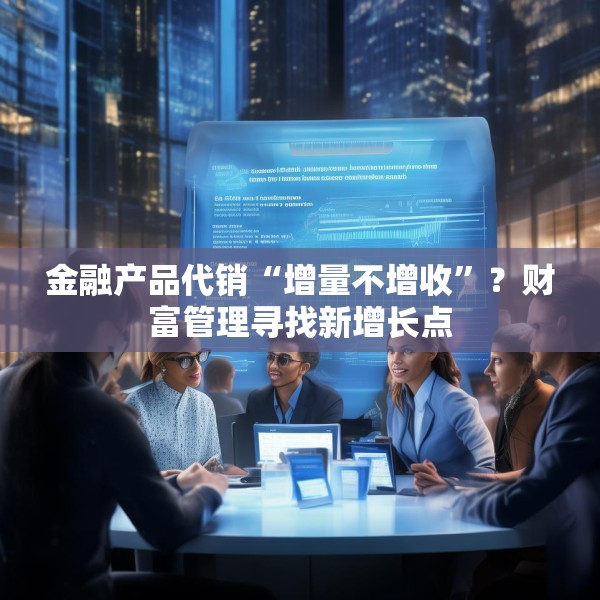 金融产品代销“增量不增收”？财富管理寻找新增长点