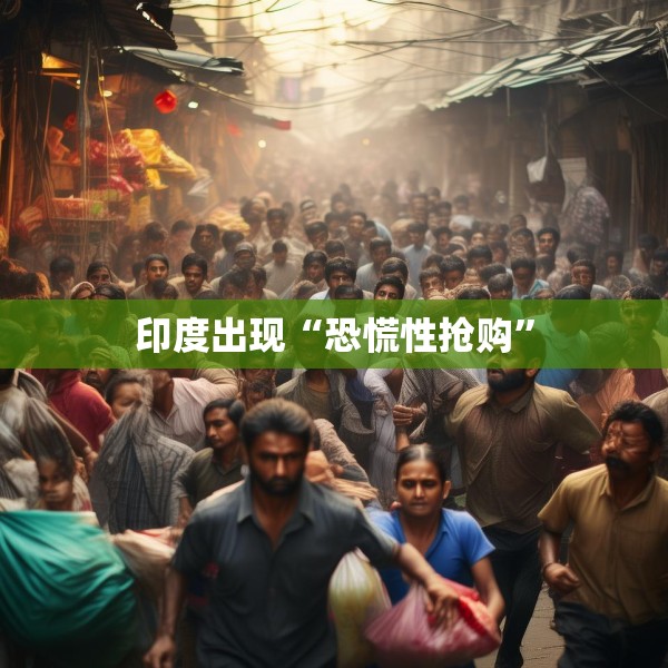 印度出现“恐慌性抢购”