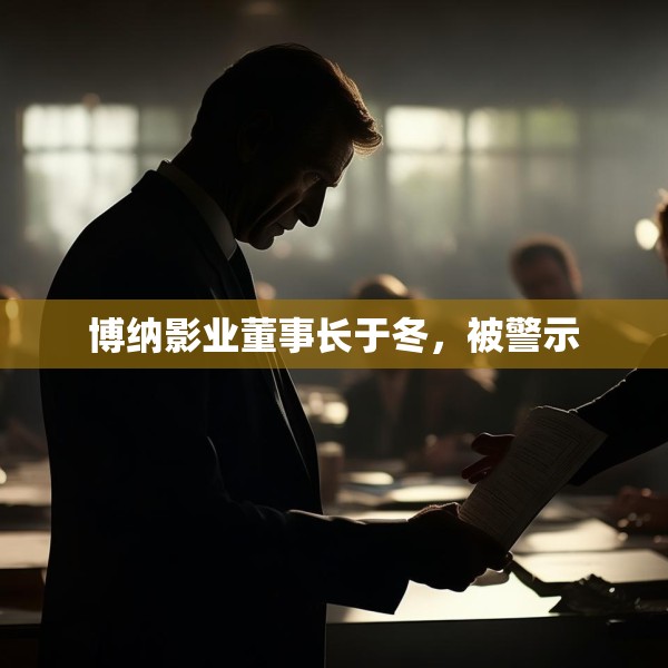 博纳影业董事长于冬，被警示