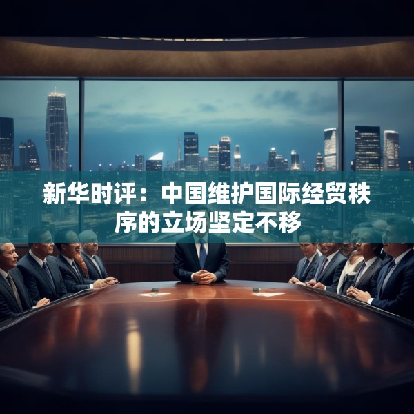 新华时评：中国维护国际经贸秩序的立场坚定不移