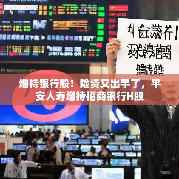 增持银行股！险资又出手了，平安人寿增持招商银行H股