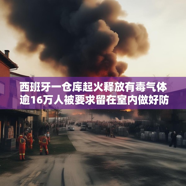 西班牙一仓库起火释放有毒气体 逾16万人被要求留在室内做好防护
