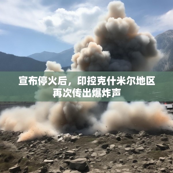 宣布停火后，印控克什米尔地区再次传出爆炸声