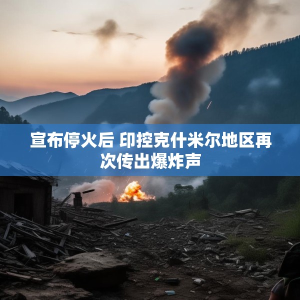 宣布停火后 印控克什米尔地区再次传出爆炸声