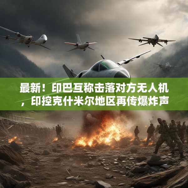 最新！印巴互称击落对方无人机，印控克什米尔地区再传爆炸声！印度称巴基斯坦违反停火协议，巴方否认