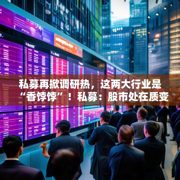 私募再掀调研热，这两大行业是“香饽饽”！私募：股市处在质变的前夜