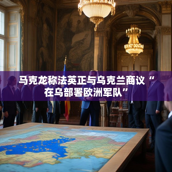 马克龙称法英正与乌克兰商议“在乌部署欧洲军队”