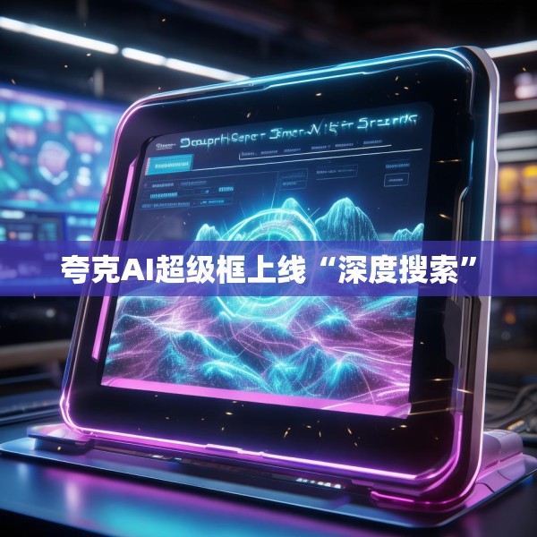 夸克AI超级框上线“深度搜索”