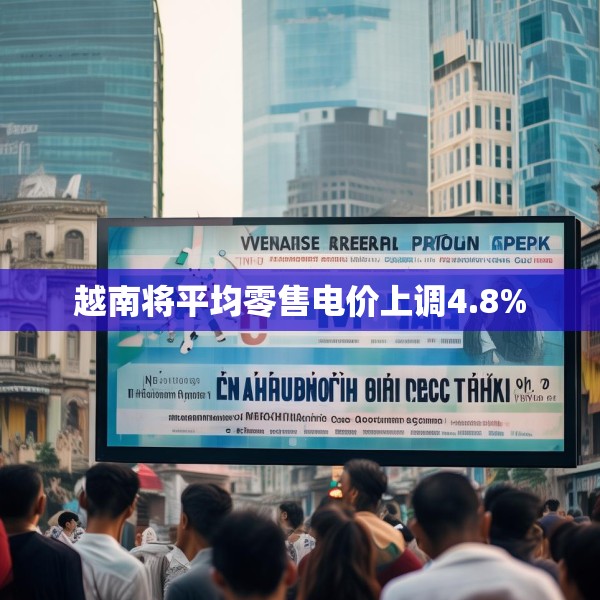 越南将平均零售电价上调4.8%