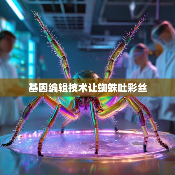 基因编辑技术让蜘蛛吐彩丝