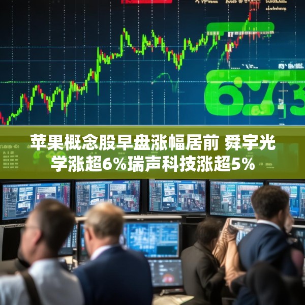 苹果概念股早盘涨幅居前 舜宇光学涨超6%瑞声科技涨超5%