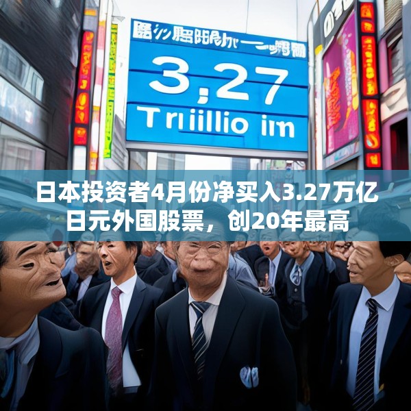 日本投资者4月份净买入3.27万亿日元外国股票，创20年最高
