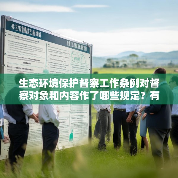 生态环境保护督察工作条例对督察对象和内容作了哪些规定？有关负责人答问