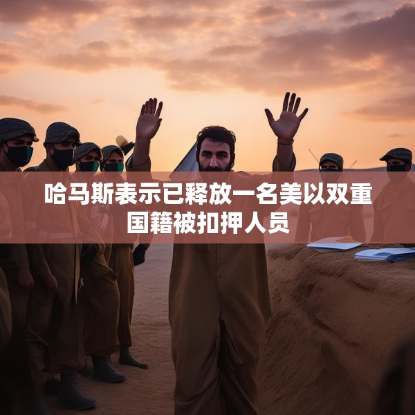 哈马斯表示已释放一名美以双重国籍被扣押人员