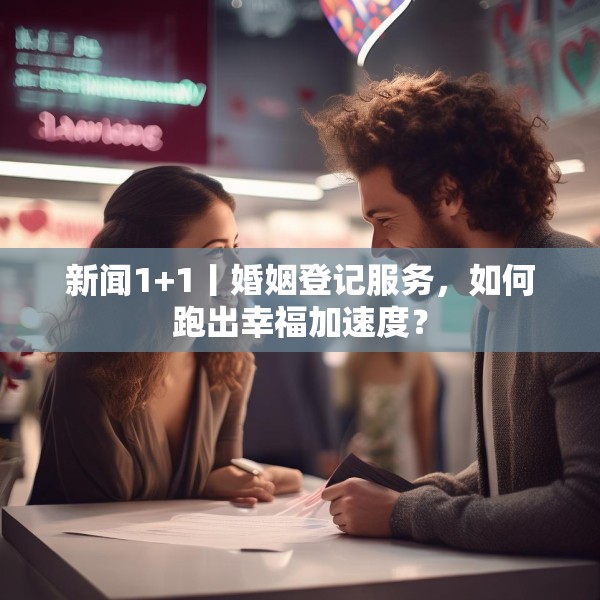 新闻1+1丨婚姻登记服务，如何跑出幸福加速度？