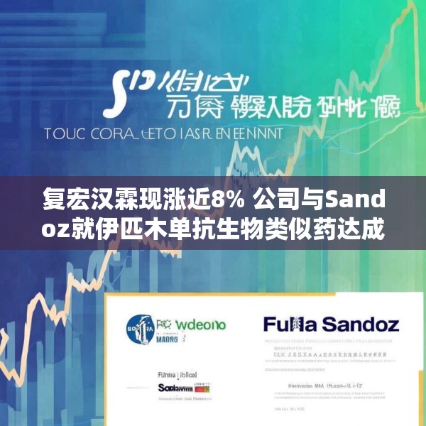 复宏汉霖现涨近8% 公司与Sandoz就伊匹木单抗生物类似药达成授权合作
