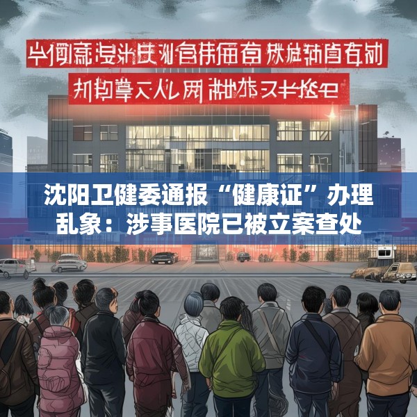 沈阳卫健委通报“健康证”办理乱象：涉事医院已被立案查处