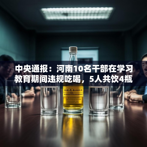 中央通报：河南10名干部在学习教育期间违规吃喝，5人共饮4瓶白酒，1人饮酒后当日下午死亡